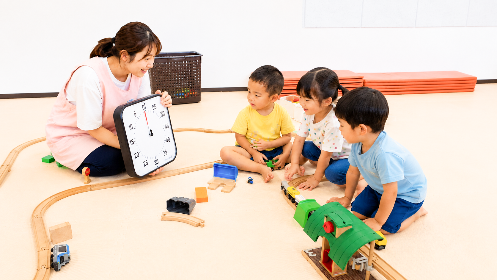 遊びを楽しむお子さま