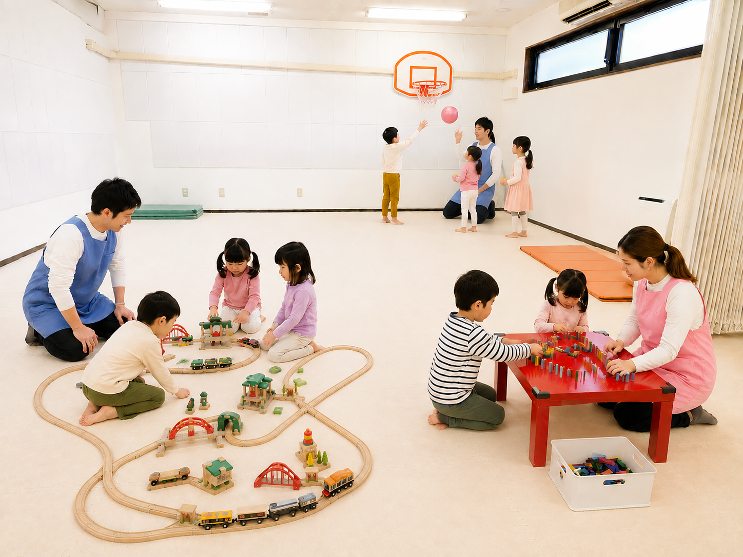 遊んでいるお子さま